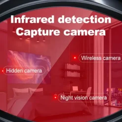 Portable Privacy Detector Mini Travel Camera Scanner with Infrared Sensing USB Rechargeable No Wireless Signal Detection