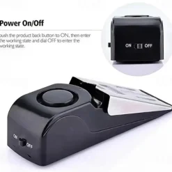 Portable Safety Tool With 120DB Alarm For Home Travel Apartment Door Stop Alarm, Door Stopper Security Device