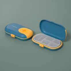 Portable Small Medicine Box Small Mini Tablets Pills Medication Packaging Box 7-Day Travel Large Capacity Storage Box 1PC
