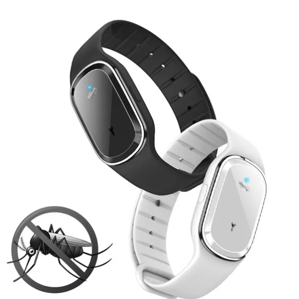 Portable Ultrasonic Mosquito Killer Smart Watch – Waterproof Physical Repellent Bracelet