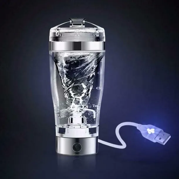 Portable USB Rechargeable Protein Shaker Bottle Electric Mixer Cup
