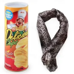Potato Chips Bouncing Snake April Fool's Day Gift Spoof Frightened Potato Chip Snake Toy Funny Gift Toy Simulated Snake