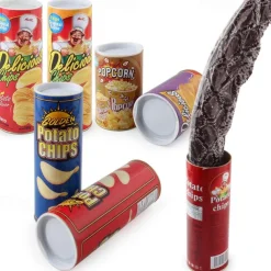 Potato Chips Bouncing Snake April Fool's Day Gift Spoof Frightened Potato Chip Snake Toy Funny Gift Toy Simulated Snake