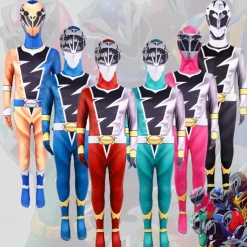 Power Rangers Kishiryu Sentai Ryusoulger Bodysuits Costumes Movie Cosplay for Men's Women's Boys Kid's Adults' Masquerade Performance Party
