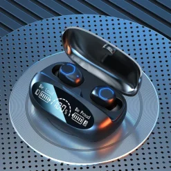 Powerful Bass True Wireless Earbuds Bluetooth 5.3 IPX7 Waterproof Noise Reduction Earphones
