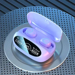 Powerful Bass True Wireless Earbuds Bluetooth 5.3 IPX7 Waterproof Noise Reduction Earphones