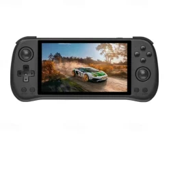 Powkiddy X55 Handheld Game Console with Built-in Games IPS RGB Screen 5.5-Inch (256G 30000 Games), Perfect Christmas Birthday Party Gifts for Friends and Children