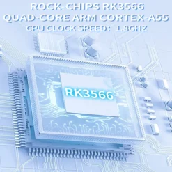 Powkiddy X55 Handheld Game Console with Built-in Games IPS RGB Screen 5.5-Inch (256G 30000 Games), Perfect Christmas Birthday Party Gifts for Friends and Children