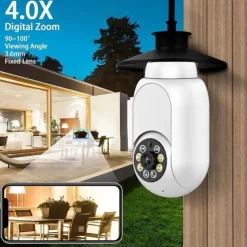 1080P/720P Wifi E27 Bulb Surveillance Camera Full Color Night Vision Motion Detection 4x Digital Zoom 2 Way Voice Indoor Baby Monitor Home Security Netcam