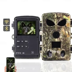 PR8000 Camera Motion WiFi 60MP Hunting Camera with SIM Card Wireless Wildlife Cam IP65 Waterproof Night Infrared Camera
