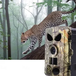 PR8000 Camera Motion WiFi 60MP Hunting Camera with SIM Card Wireless Wildlife Cam IP65 Waterproof Night Infrared Camera