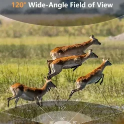 PR8000 Camera Motion WiFi 60MP Hunting Camera with SIM Card Wireless Wildlife Cam IP65 Waterproof Night Infrared Camera