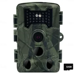 PR1000 Trail Camera 1080P HD Video Wildlife Hunting Cam 16MP Infrared Night Vision PIR Sensor Outdoor IP54 Waterproof Camcorder
