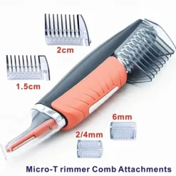 Precision Micro Eyebrow Ear Nose Trimmer Removal Clipper Shaver Personal Face Care Hair Trimer With LED Ligh