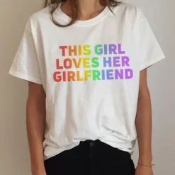 Pride Parade LGBT Pride Gay Pride Rainbow Flag T-shirt Anime Cartoon Anime Harajuku Graphic Kawaii For Couple's Men's Women's Adults' Back To School Hot Stamping