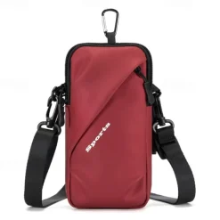 Prime Comfort Phone Holder Small Crossbody Shoulder Holsters Bag with Arm Band Fits iPhone and Android Use for Running Walking Hiking & Biking