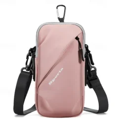 Prime Comfort Phone Holder Small Crossbody Shoulder Holsters Bag with Arm Band Fits iPhone and Android Use for Running Walking Hiking & Biking