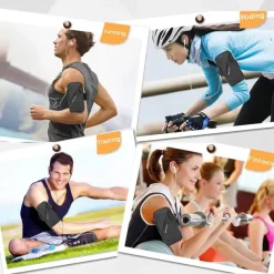 Prime Comfort Phone Holder Small Crossbody Shoulder Holsters Bag with Arm Band Fits iPhone and Android Use for Running Walking Hiking & Biking