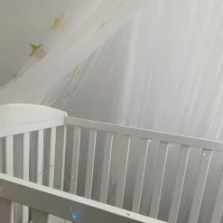 Princess Bed Canopy for Girls Room Decor Round Lace Mosquito Net Play Tent Reading Nook Canopies Yarn Girl Dome Netting Castle