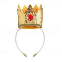 Princess Peach Princess Cosplay Jewelry Accessories Cosplay Movie Cosplay for Girls' Kid's Carnival Children's Day Masquerade