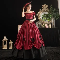 Princess Prince Vampire Couples Outfits Halloween Group Couples Costumes Adults' Men's Women's Royal Style Rococo Baroque Performance Party Masquerade Halloween Carnival Easy Carnival Costume