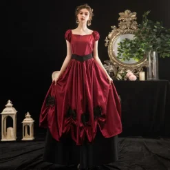 Princess Prince Vampire Couples Outfits Halloween Group Couples Costumes Adults' Men's Women's Royal Style Rococo Baroque Performance Party Masquerade Halloween Carnival Easy Carnival Costume