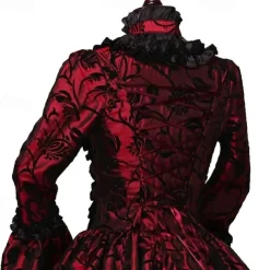 Princess Prince Vampire Couples Outfits Halloween Group Couples Costumes Adults' Men's Women's Royal Style Rococo Baroque Performance Party Masquerade Halloween Carnival Easy Carnival Costume