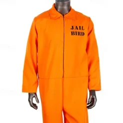 Prisoner Career Costumes Halloween Cosplay Costume Outfits Halloween Group Couples Costumes Outfits Cosplay Adults' Men's Women's Halloween Masquerade Party Masquerade Bachelorette Party Easy