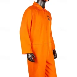 Prisoner Career Costumes Halloween Cosplay Costume Outfits Halloween Group Couples Costumes Outfits Cosplay Adults' Men's Women's Halloween Masquerade Party Masquerade Bachelorette Party Easy