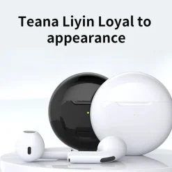 PRO6 True Wireless Headphones TWS Earbuds In Ear Bluetooth 5.1 Stereo with Charging Box Smart Touch Control for Apple Samsung Huawei Xiaomi MI Zumba Everyday Use Traveling Mobile Phone