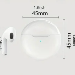 Pro6 Wireless Bluetooth Headphones Tws Earphones Mini Heaset with Charging Case Waterproof Earbuds for All Phone Huawei iPhone