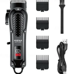 Professional Barber Hair Clipper Rechargeable Electric Cutting Machine Beard Trimmer Shaver Razor For Men Cutter