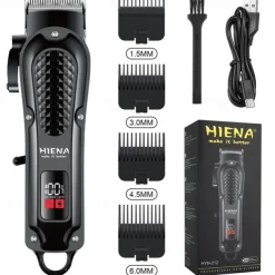 Professional Barber Hair Clipper Rechargeable Electric Cutting Machine Beard Trimmer Shaver Razor For Men Cutter