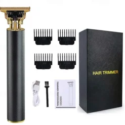 Professional Hair Clippers Men's Hair Clippers Men's Electric Hair Trimmer Men's Hair Trimmer with 4 Distance Combs Limited Distance USB Rechargeable
