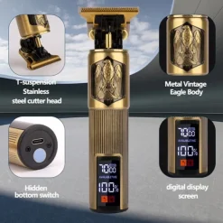 Professional Hair Cutting Machine Wireless Electric Hair Trimmer Digital Display Hair Clipper Men Beard Shaver Barber For Men