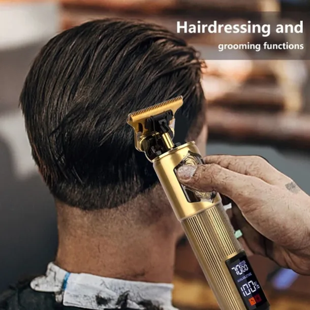 Professional Hair Cutting Machine Wireless Electric Hair Trimmer Digital Display Hair Clipper Men Beard Shaver Barber For Men