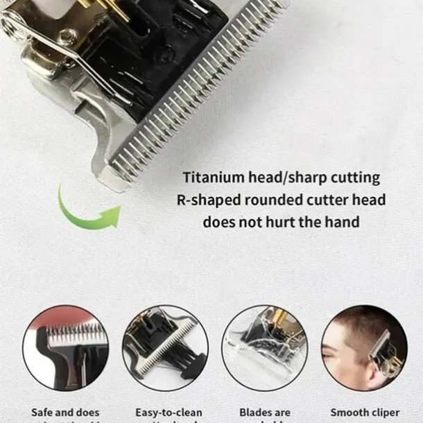Professional Hair Cutting Machine Wireless Electric Hair Trimmer Digital Display Hair Clipper Men Beard Shaver Barber For Men