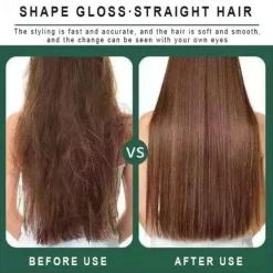 Professional Hair Straightener Curling Comb Hair Comb Hair Straightener Brush Electric Rod Hot Comb Hair Brush Professional Hot Heating Hair Comb Brush Straightening Curler Brush Styling Tool