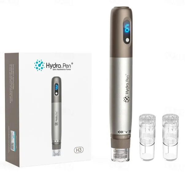 Professional Microneedling Machine Hydra Pen H3 Wireless Derma Pen Electric Microneedle Skincare Beauty Device With 2pcs Cartridges