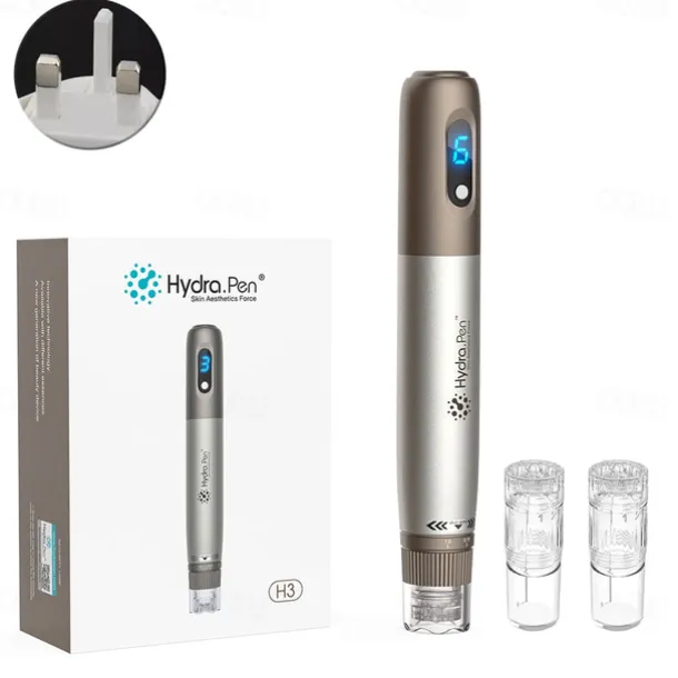 Professional Microneedling Machine Hydra Pen H3 Wireless Derma Pen Electric Microneedle Skincare Beauty Device With 2pcs Cartridges