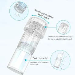 Professional Microneedling Machine Hydra Pen H3 Wireless Derma Pen Electric Microneedle Skincare Beauty Device With 2pcs Cartridges