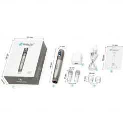 Professional Microneedling Machine Hydra Pen H3 Wireless Derma Pen Electric Microneedle Skincare Beauty Device With 2pcs Cartridges