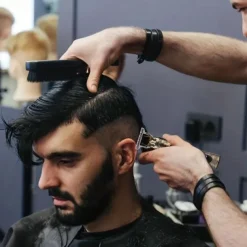 Professional Rechargeable Electric Hair Cutting Machine for Men - Vintage T9 Clipper with Barber Trimmer and Shaver - Perfect for Home and Salon Use