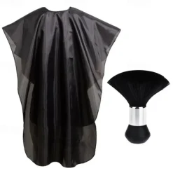 Professional Waterproof Hair Styling Cape Hair Cutting Salon Cape Gown Hair Salon With Snap Closure White