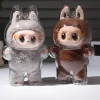 Protective Case ForLabubu Have a seat/Standing, Transparent Acrylic Display Box ForLabubu keychain