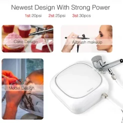 30PSI High Pressure Airbrush Makeup kit for Foundation Body Paint Art Spray Mist Spray for essence lotion