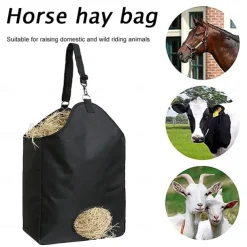 Pull Up Horse Antler Hay Feeder, Slow Feed Hay Bag, Horse Hay Bag, Horse Net Hay Bag 600 D Horse Goat Milk Cow Alpaca Sheep