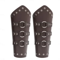 Punk & Gothic Medieval Renaissance Masquerade Wristband Warrior Knight Ritter Viking Drawstring Archery Fancy Dress Men's Women's Viking Halloween Carnival Performance Stage Masquerade Adults'