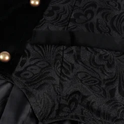 Punk & Gothic Medieval Steampunk Coat Tuxedo Trench Coat Vampire Plague Doctor Fancy Dress Men's Steampunk Masquerade Casual Daily Adults' Coat