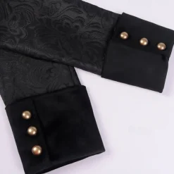 Punk & Gothic Medieval Steampunk Coat Tuxedo Trench Coat Vampire Plague Doctor Fancy Dress Men's Steampunk Masquerade Casual Daily Adults' Coat